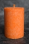 Preview: Hexenshop Dark Phönix Altar Öko durchgefärbte Stumpenkerze orange  ø 60 x 80 mm